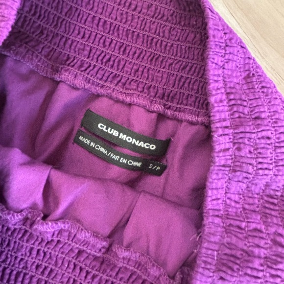 Club Monaco Vibrant Purple Skater Skirt - Picture 3 of 4